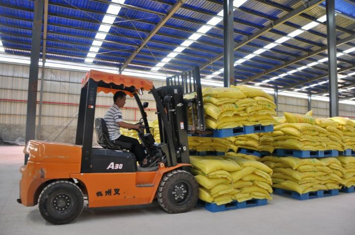 宝禾复合肥生产车间.