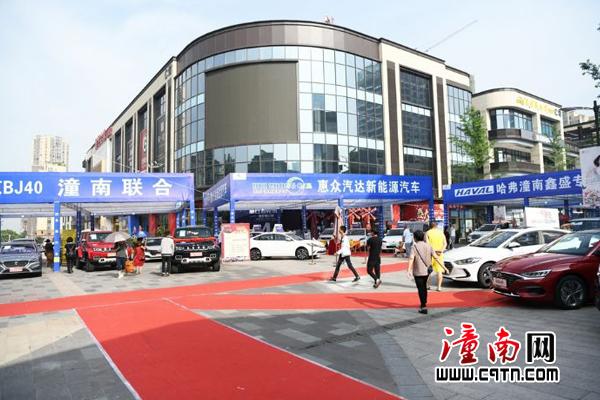 2019重庆·潼南春季汽车展销会在隆鑫中央大街举行